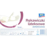 ARO LATEXHANDSCHUHE 50 STÜCK GRÖSSE L